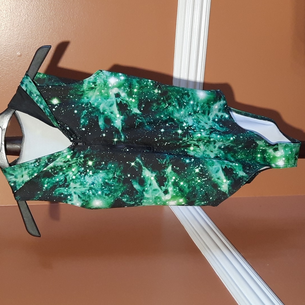 Blackmilk GALAXY EMERALD HOODIE SUIT Size Large